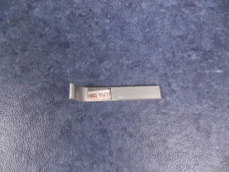 Decorative profile rear cover head (silver gray) hollow glass