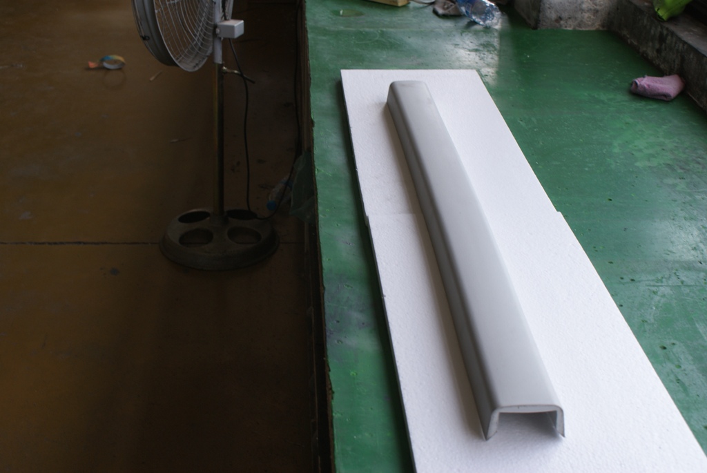 Оконная колонна, ЗК 6122H9 , Рейн белый, полый