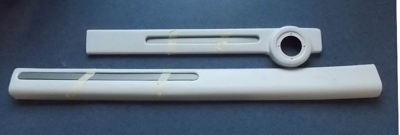 D Passenger door side decoration parts, 6127HW-3, 2-piece set, new-1