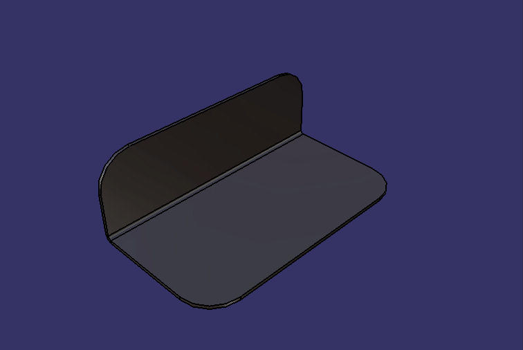 Front top decoration fixture, 6127, fixed angle iron
