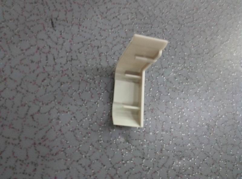 Interior head, PVC window frame, unobstructed head, Rhine white