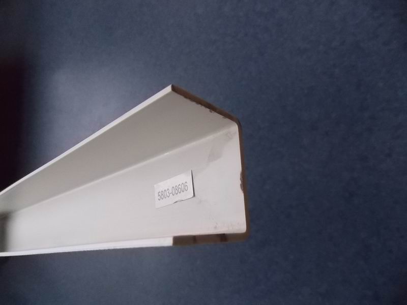 Window beam decoration parts, light grayish white, PVC, 1700, 40*30-2