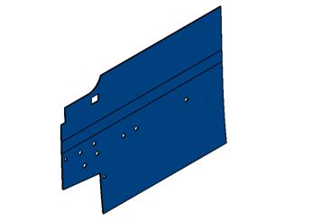 Side inner skirt four (standard equipped with 22+1) (smokeless ashtray)