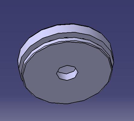 Self-tapping screw cover; M4.2; beige; diameter 22MM; new-1