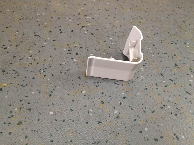 Decorative profile under the window frame, diagonal support head, Rhine white-2