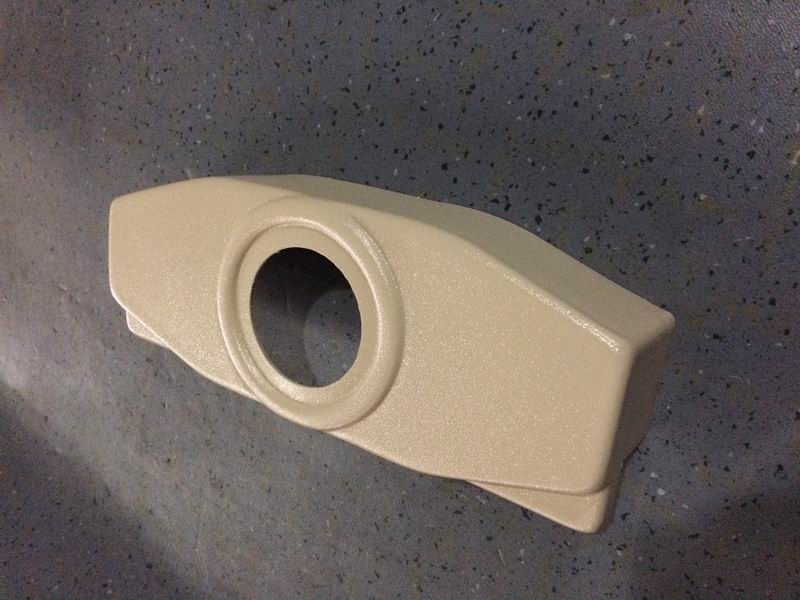 Deflation switch decorative cover, beige-1