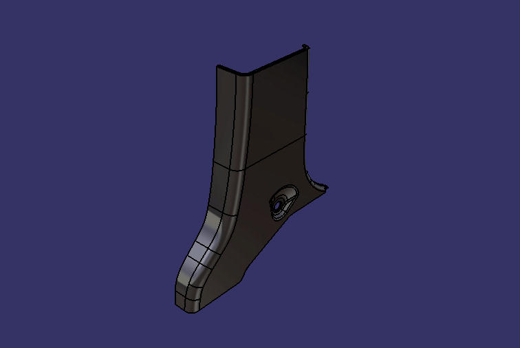 Driver's door interior decoration parts 6710 Lime Needle-punched carpet