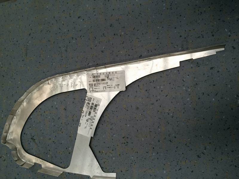 Air duct left front sealing plate/6127H air luggage rack