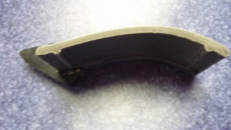 Inner luggage rack door cover assembly domestic leather 6127H, length 159-2