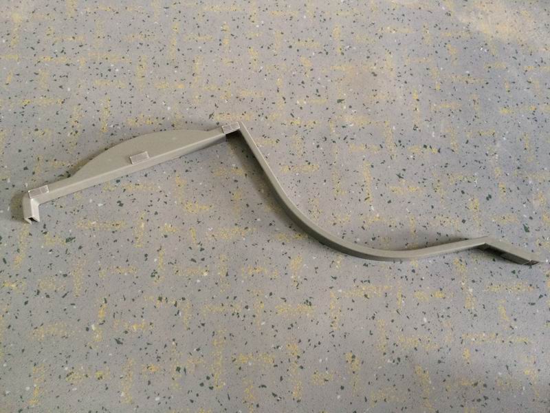 Левый воздуховод передняя головка, 6122H9 , темно-серый