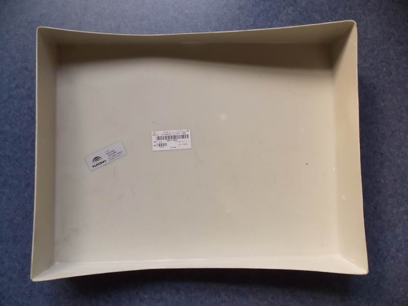 TV horn decorative cover, 6122H9, Rhine white, 19 inch flip