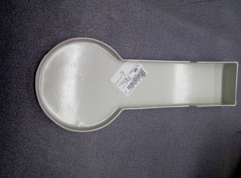 Student lamp decoration parts, back, Rhine white, 6129