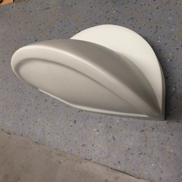 Back plug with door luggage rack 6122H9; Outsourcing spray paint Rhine white