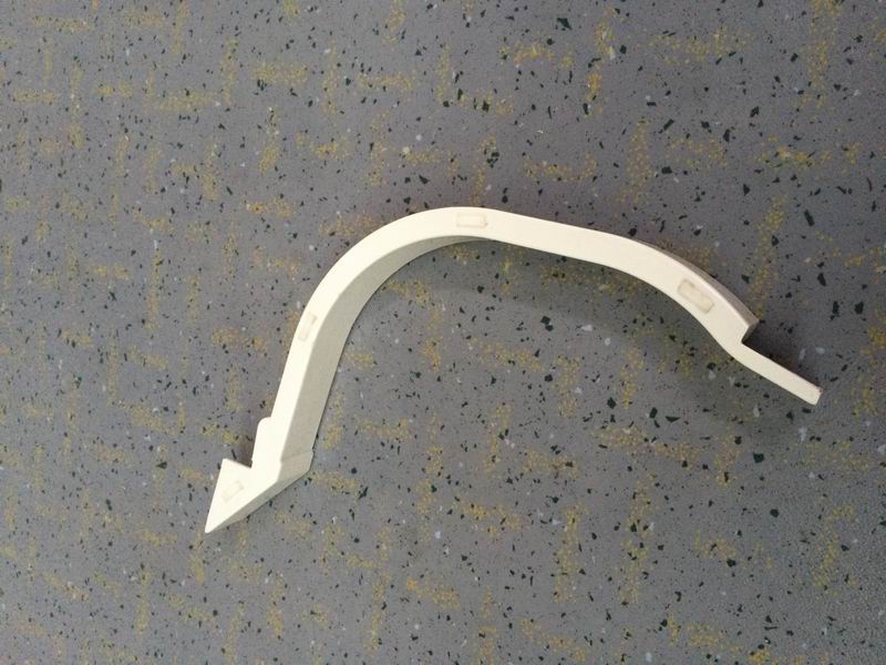 8 Series PVC left inner seal front head; Rhine white