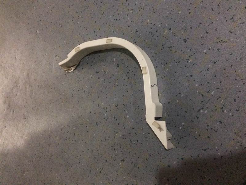 8-я серия ПВХ, задний уплотнитель задней головки левой внутренней панели, Rhein white-2