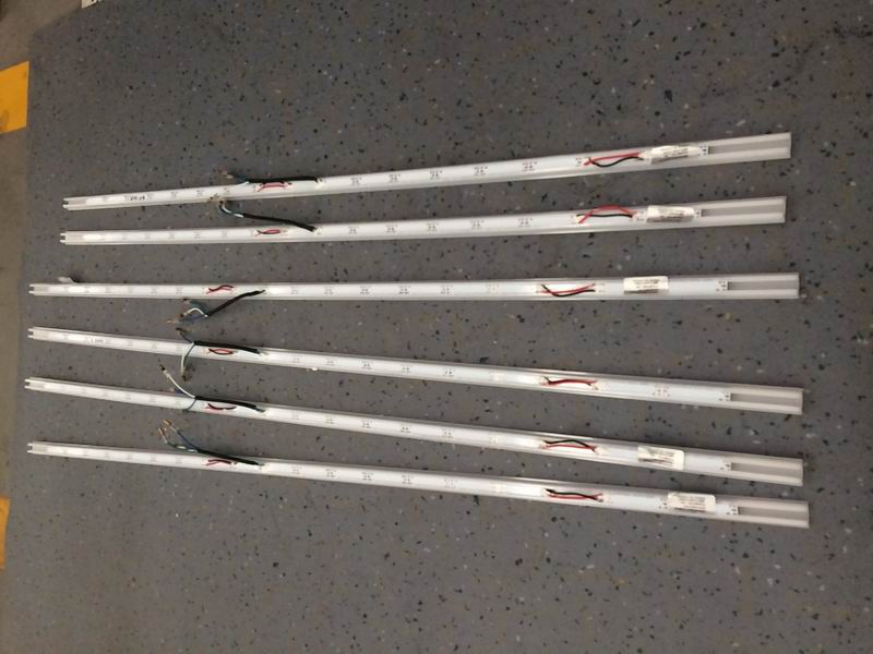 A set of left long strip lights; ZK6938; blue and white-1