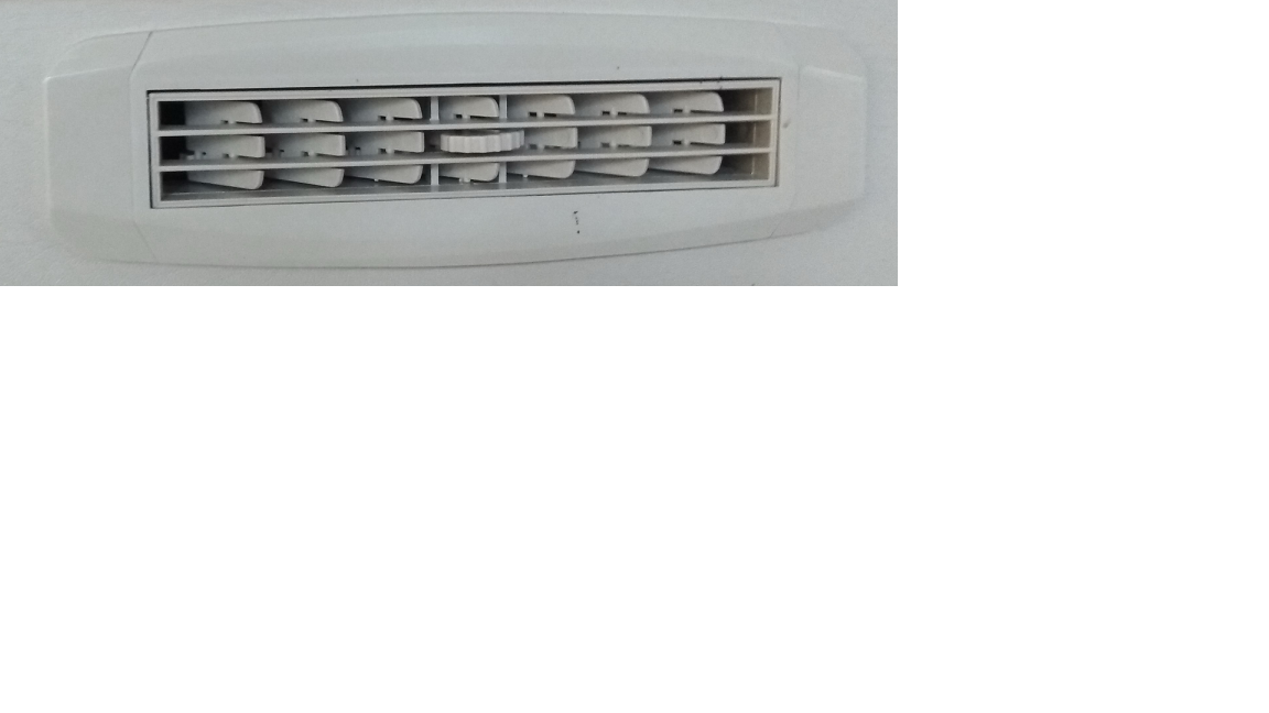 Long strips of air outlet