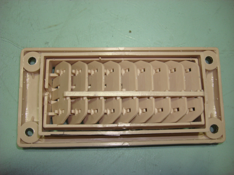 D 155 Single-eye air outlet (ivory white)-1