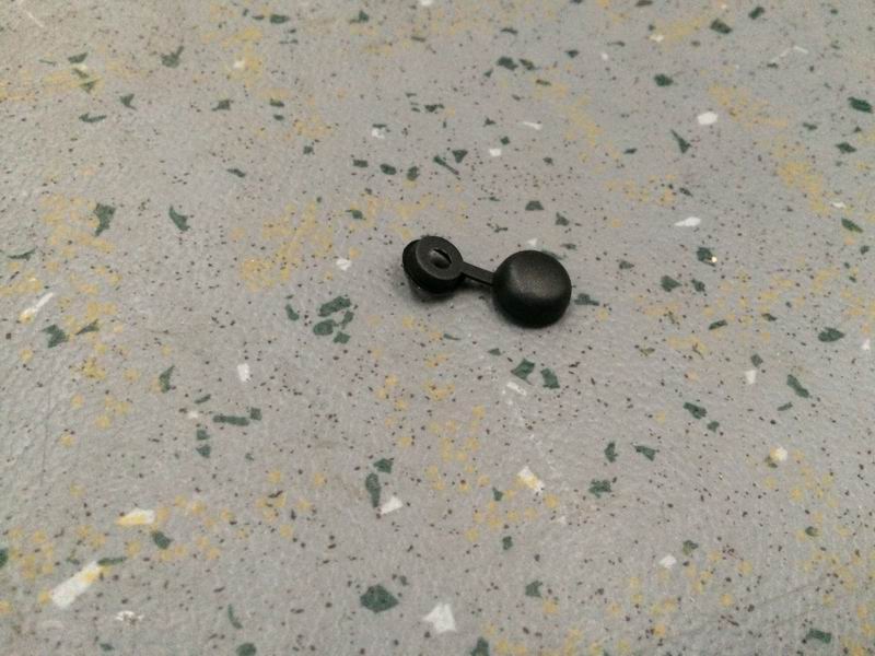 Nut protective cap, M4.2, black nylon-1