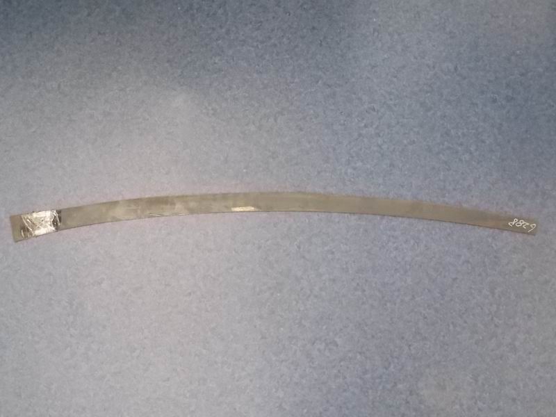 Inside the front windshield