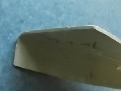 Decoration parts for the lower frame of the rear wind gear, 6119H, ABS, light gray and white-3