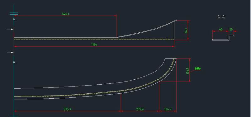 Front windshield lower frame decoration parts, 2-piece set