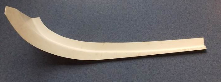 Front windshield lower right decoration parts, Rhine white, 2-piece set-1