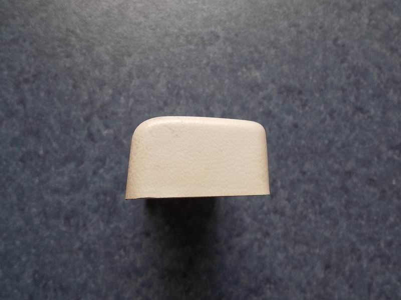 Door shaft support cover plate, 6798H business vehicle, light gray and white-3