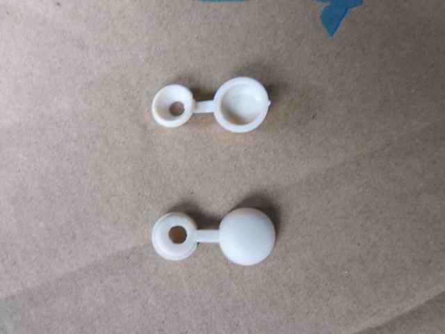 One-piece self-tapping screw cover; M4.2; light beige