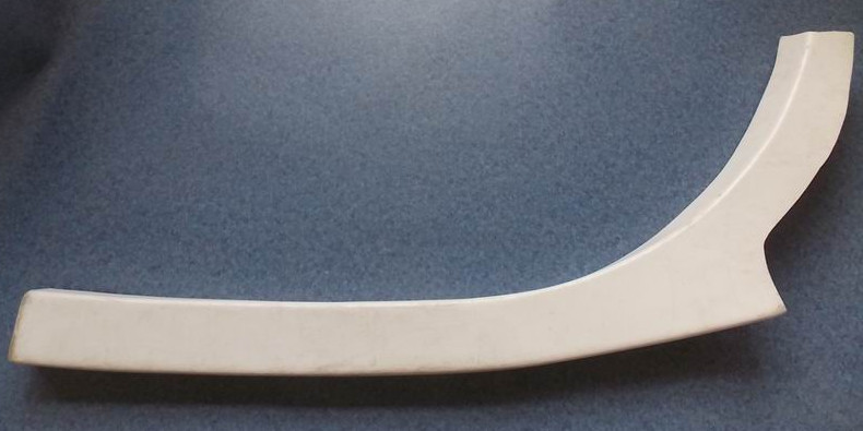 D Декоративные детали водительского стекла (АБС, светло-серо-белый)-1