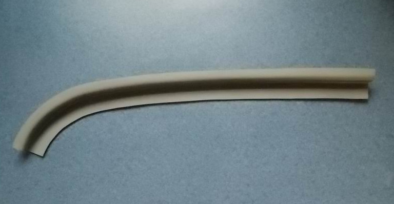 Front windshield lower frame interior decoration parts, 6127H, 2-piece set-1