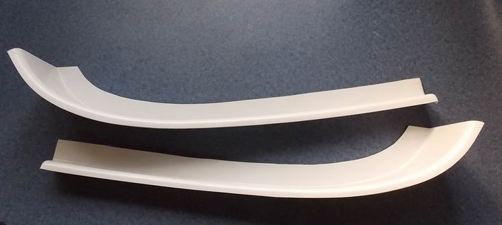 Front windshield lower frame interior decoration parts, 6898H, 2-piece set-1
