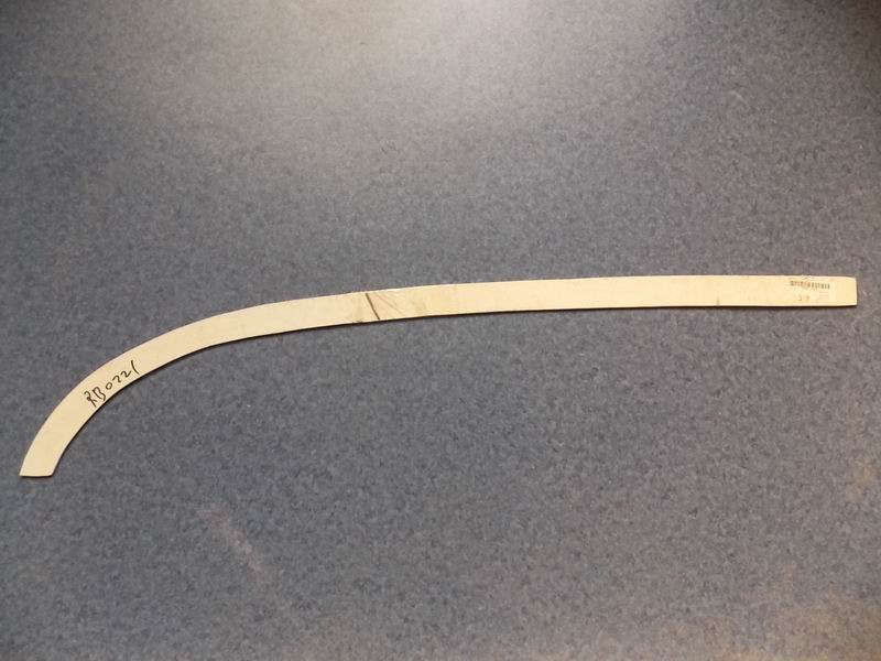 Front windshield lower frame decoration parts