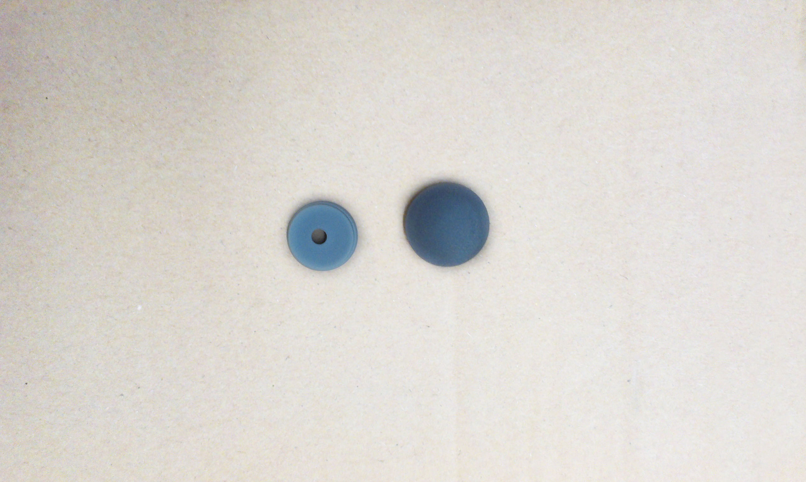 Self-tapping screw cover; M4.2; dark gray; diameter 21mm