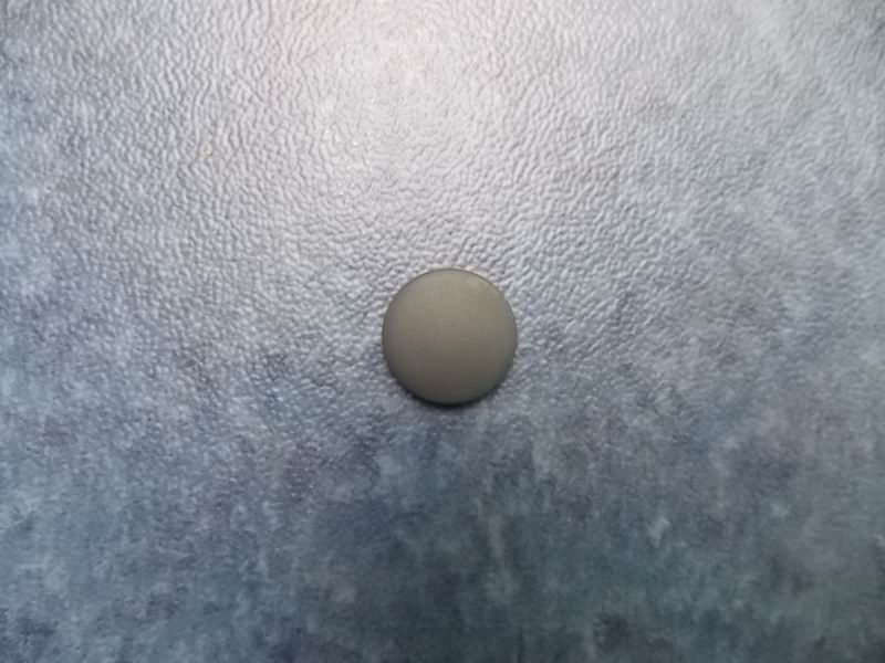 Self-tapping screw cover; M4.2; dark gray; diameter 21mm, for 6858-1
