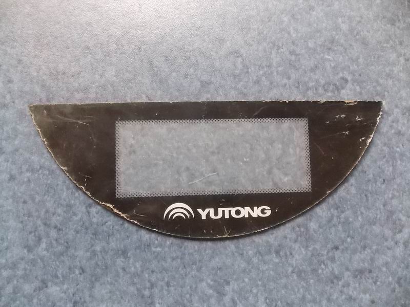Electronic clock plexiglass decoration parts, 6127H-1