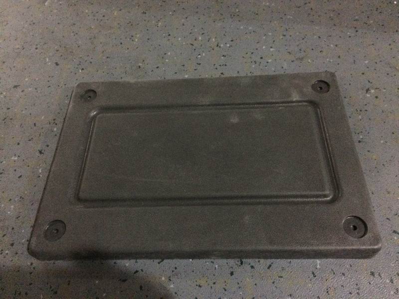 Front door step maintenance port decoration parts; 6859H; molded glass steel