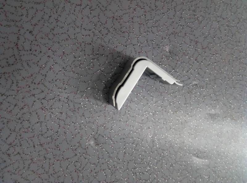 The rear cover of the window frame, ZK6107H, silver-white, for single-layer glass