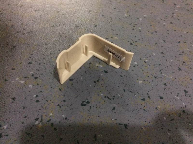 PVC window frame decorative profile front head beige hollow-1