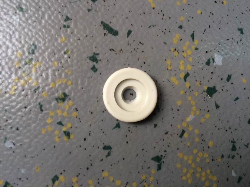 Self-tapping screw cover; M4.2; Rhine white; 21MM diameter flange gasket