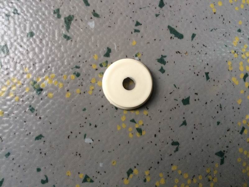 Self-tapping screw cover; M4.2; Rhine white; 21MM diameter flange gasket-1