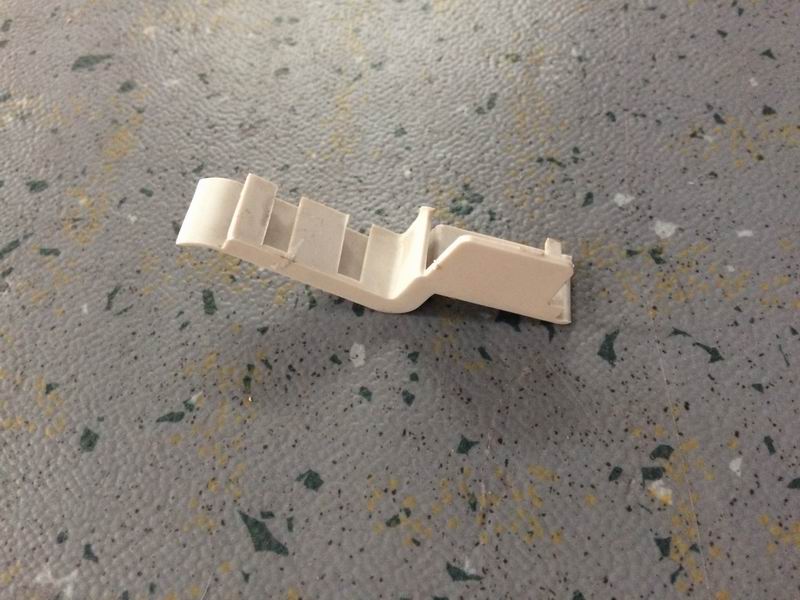 Front head of window frame decoration parts Rhine white-2