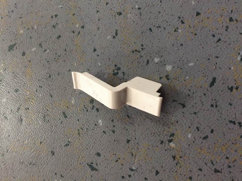 Front head of window frame decoration parts Rhine white-3