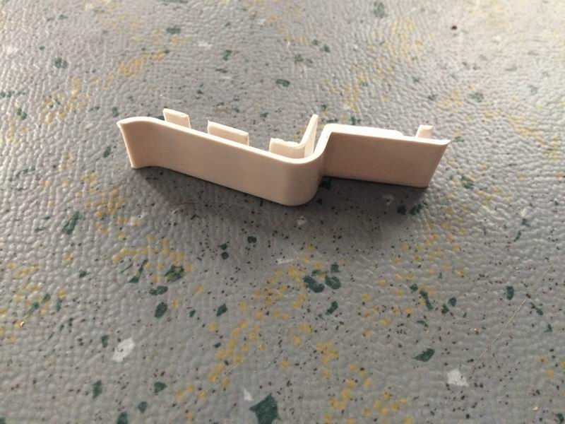 The rear end of the window frame decoration parts Rhine white-1