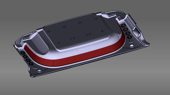 Front top, ABS, Rhine White, 6128HQBF