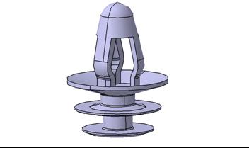 Детали крепления боковой внутренней пряжки юбки (длина)