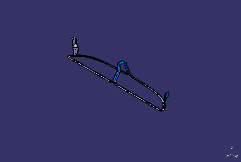 Внутреннее оборудование, задняя решетка