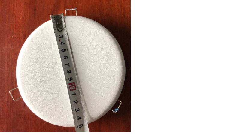 Round inspection cover blister semi-finished product, for 5806-03104