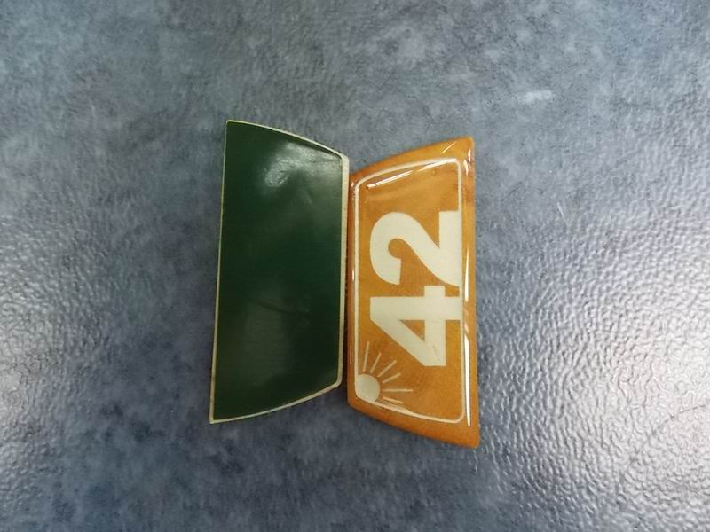 Seat license plate (67 seats)