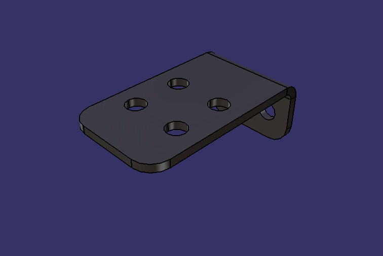 Fire extinguishing bomb bracket